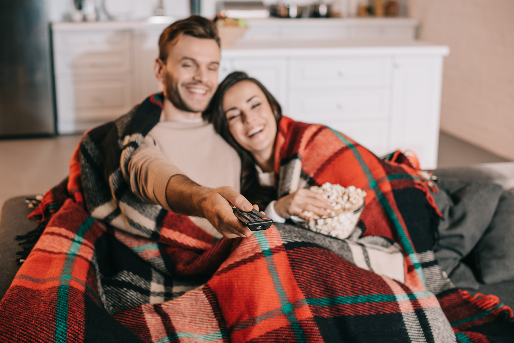 Don't ignore the foreplay - Couple watching a movie