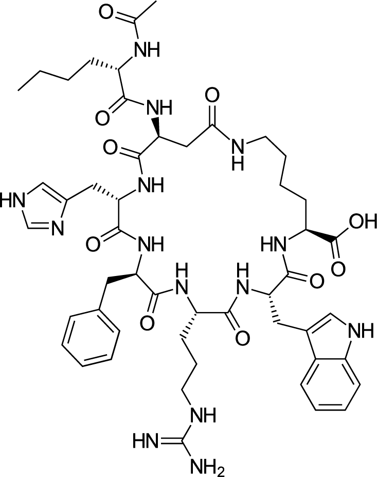 Bremelanotide Structure